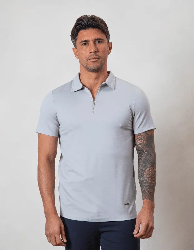 Weekend Specials to Grab Pebble Premium S/S Zip Polo