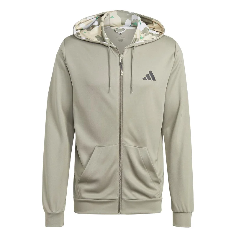 Price Buster adidas - Men's Train Essentials Seasonal Full Zip Jacket (IB8140)