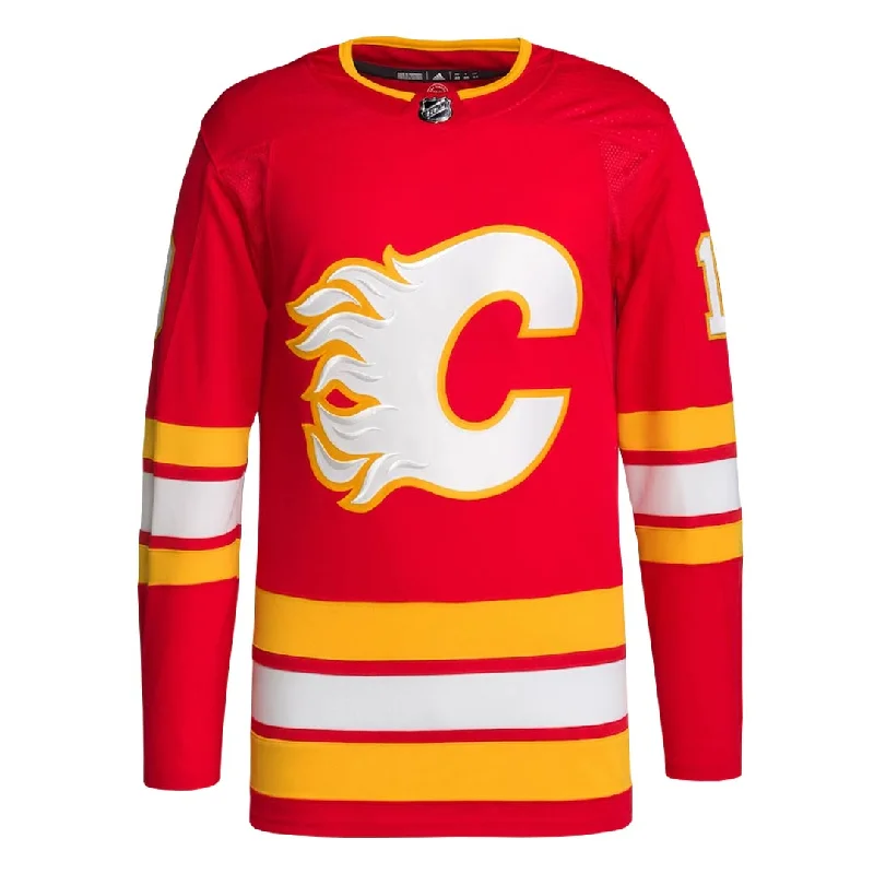 Weekend Specials to Savor adidas - Men's Calgary Flames Authentic Jonathan Huberdeau Home Jersey (IN0842)
