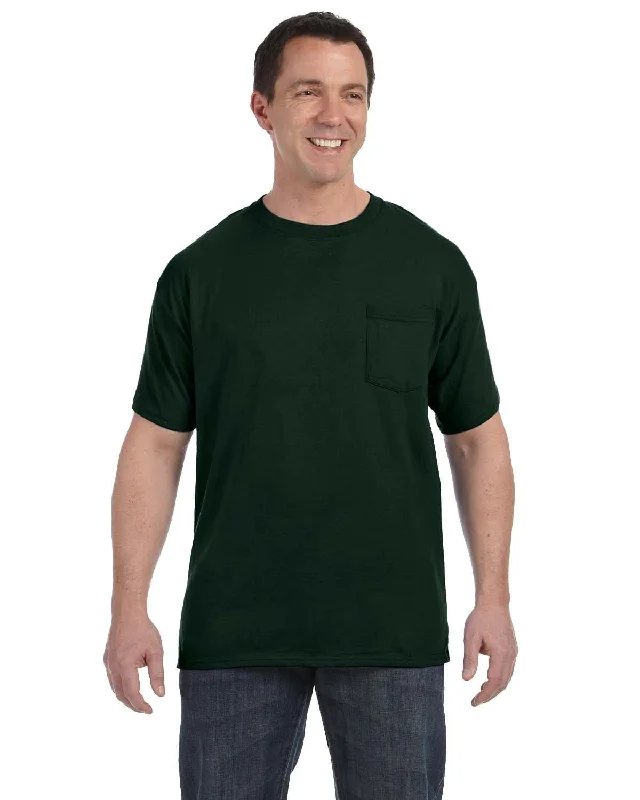 Buy Now Hanes Authentic-T Pocket T-Shirt | Deep Forest