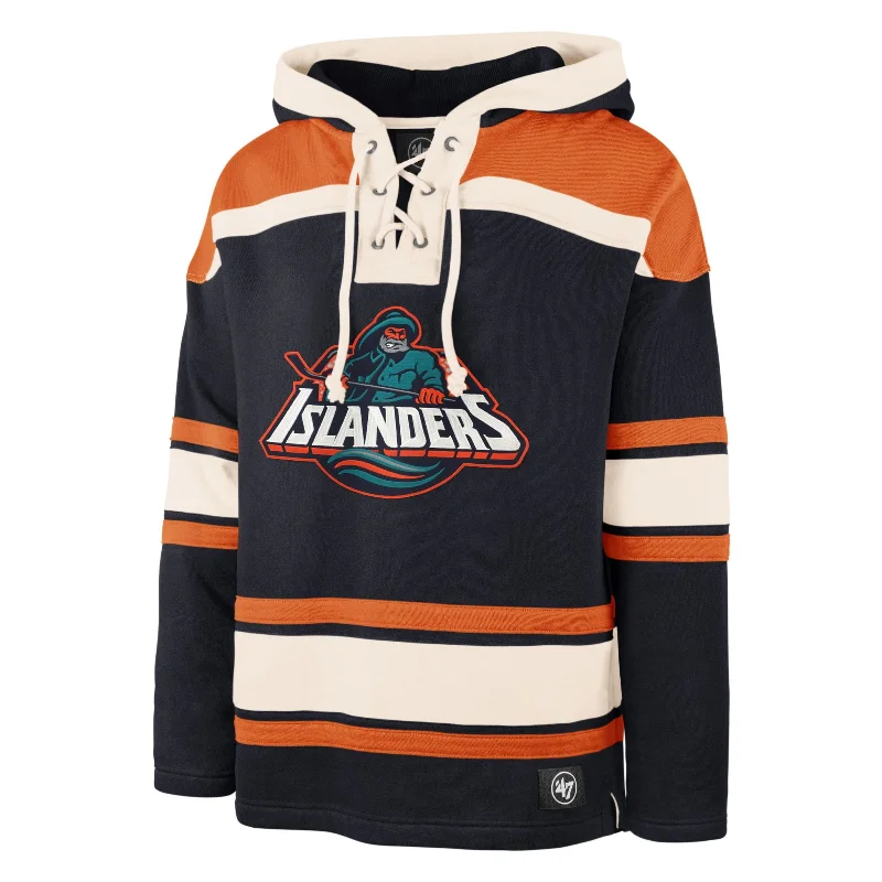 Online Only NEW YORK ISLANDERS VINTAGE SUPERIOR '47 LACER HOOD