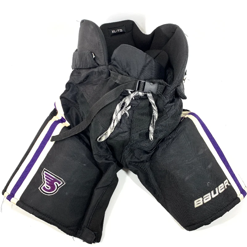 Weekend Specials to Love Bauer Supreme - Used NCAA Pro Stock Pants (Black/Purple)