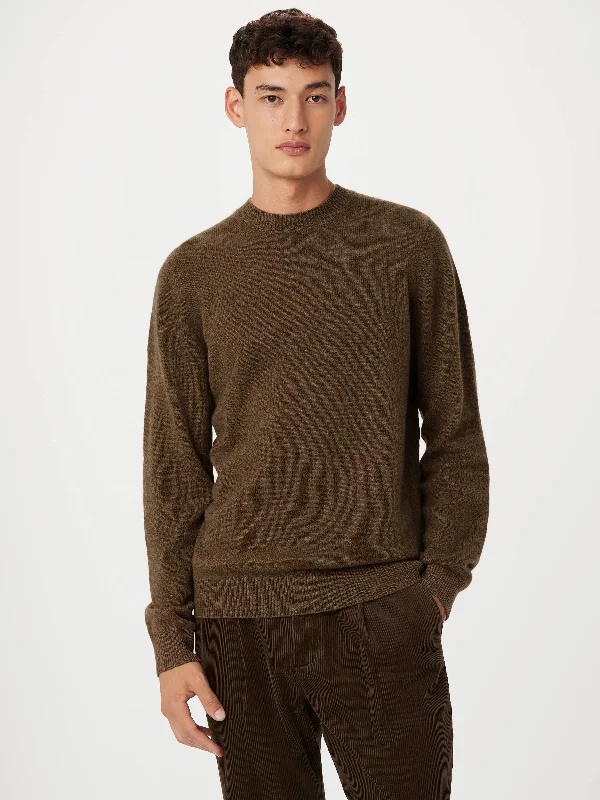 Unbeatable Prices The Yak Wool Crewneck Sweater in Mustang Brown
