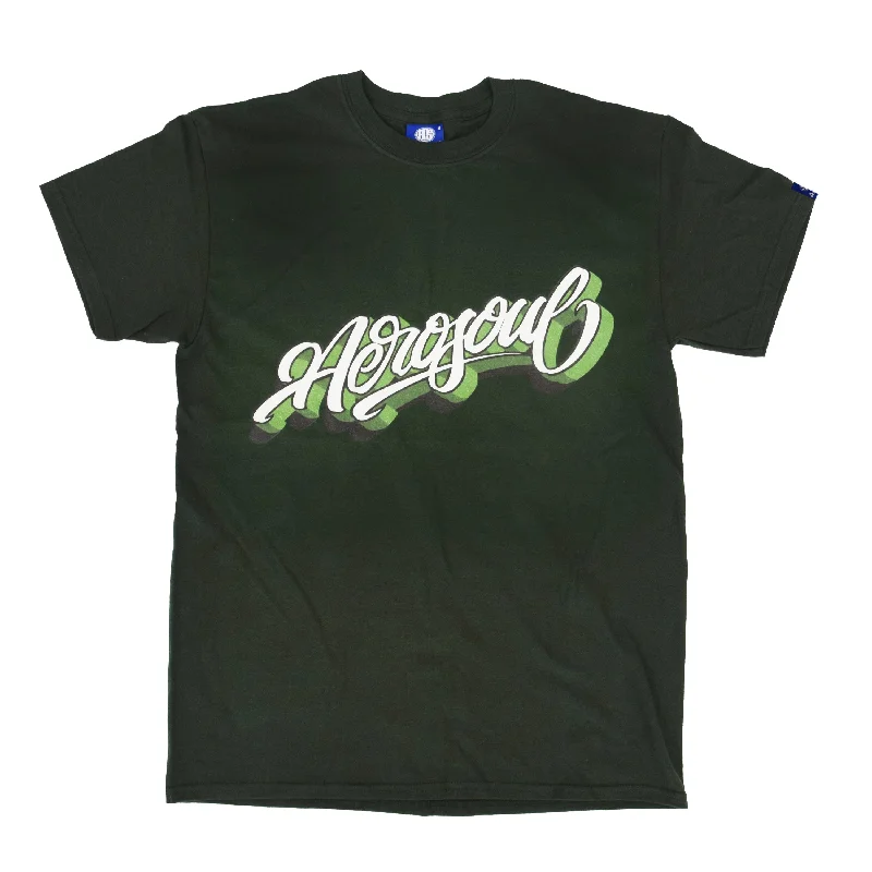 Exclusive Access Aero-Script T-Shirt (Forest Green)