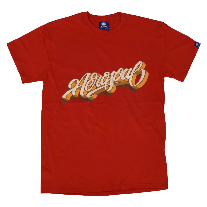 Get It Before It’s Gone Aero-Script T-Shirt (Red)