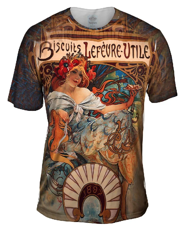 Don't Delay Alphonse Mucha - "Biscuits Lefèvre-Utile" (1896)