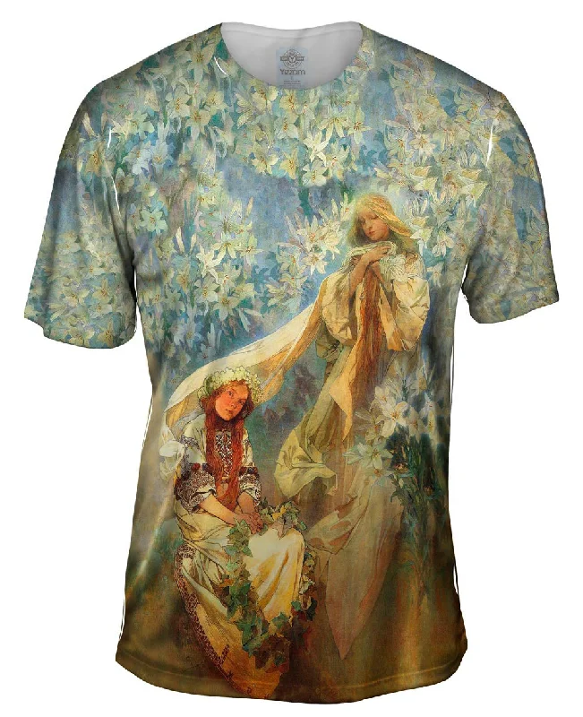 Weekend Special Alphonse Mucha - "Madonna of the Lilies" (1905)