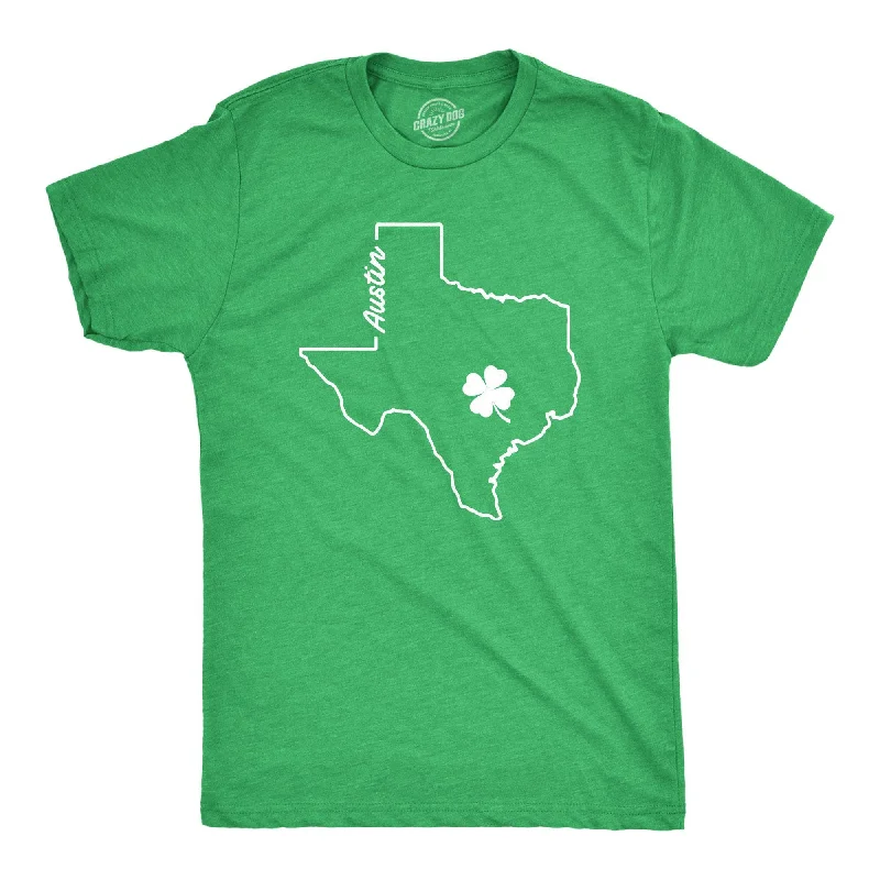 Low Prices Austin Texas Saint Patrick's Men's T Shirt