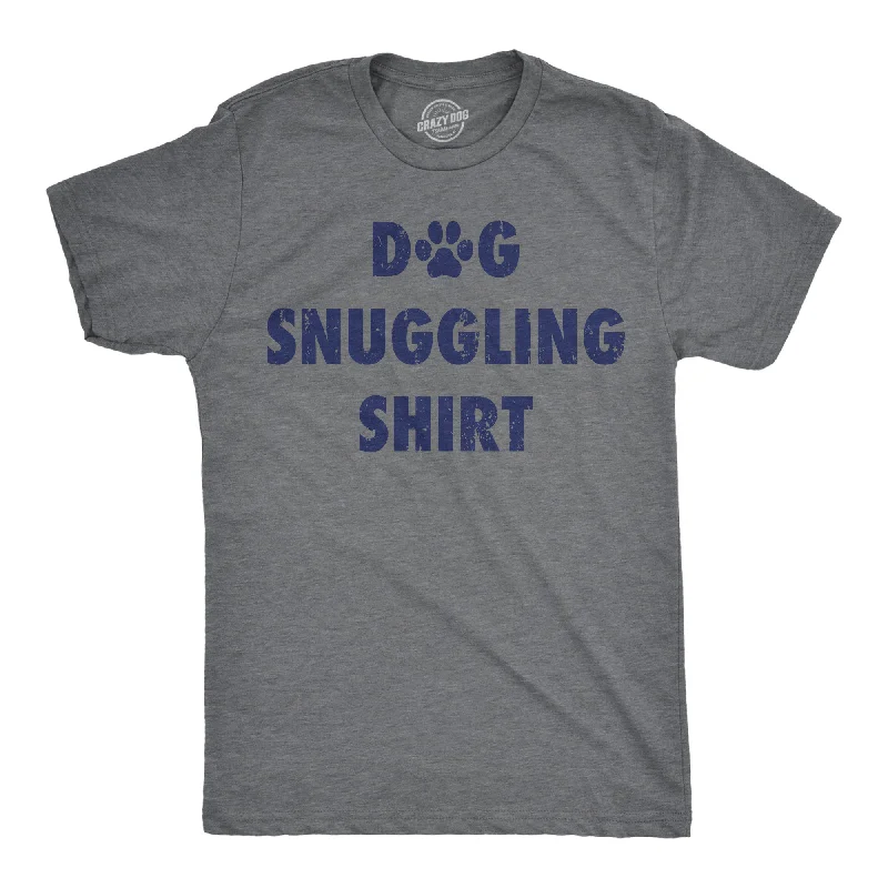 Deal Dash Dog Snuggling Shrit Men's T Shirt