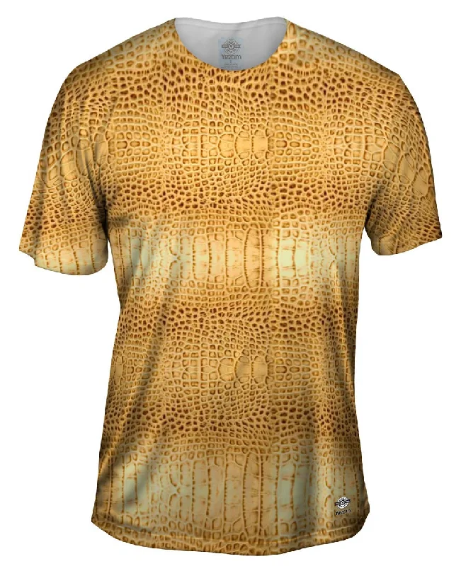 Price Reduction Golden Snake Skin Pattern