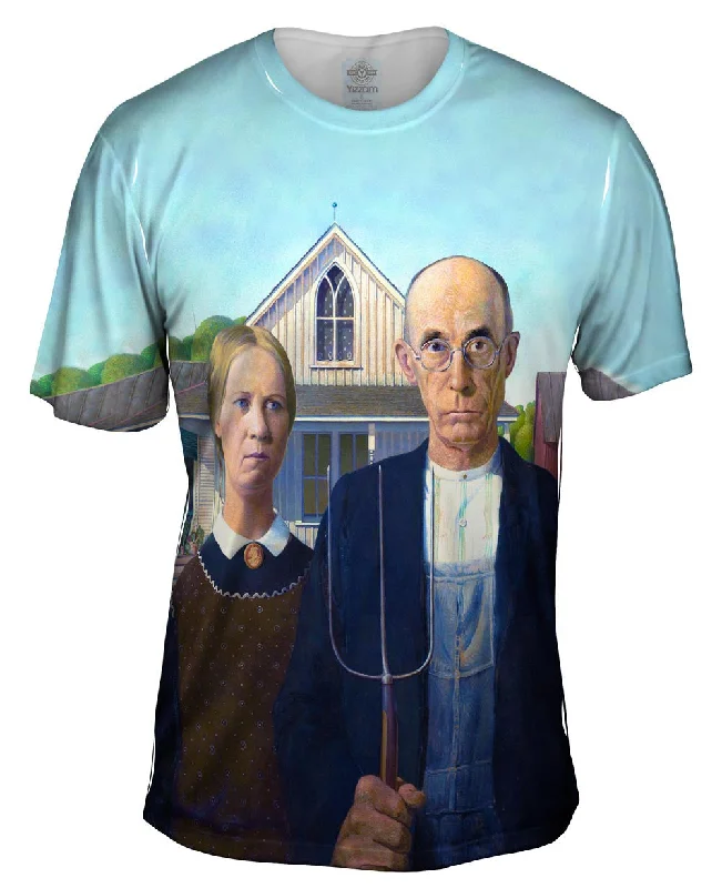 Weekend Deals You Can't Resist Grant Wood - "American Gothic" (1930)