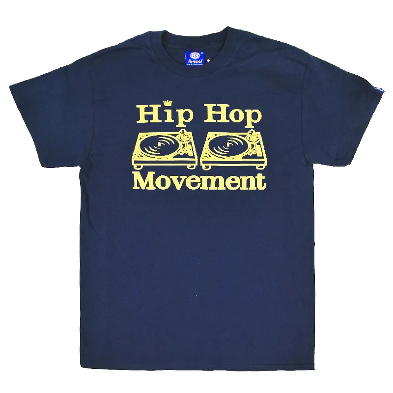 The Best Prices Hip Hop Movement Teeshirt (Navy Blue)