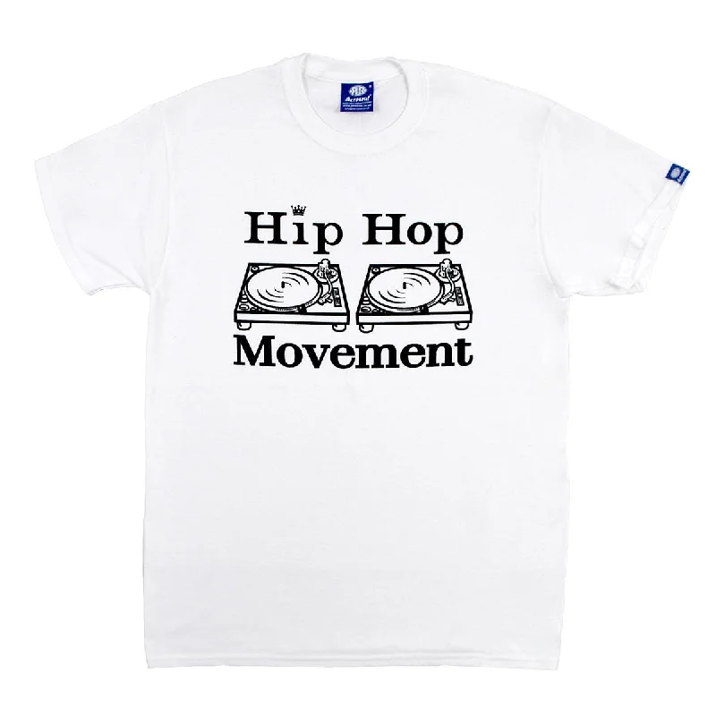 YEAR-End Sale Hip Hop Movement Teeshirt (White)