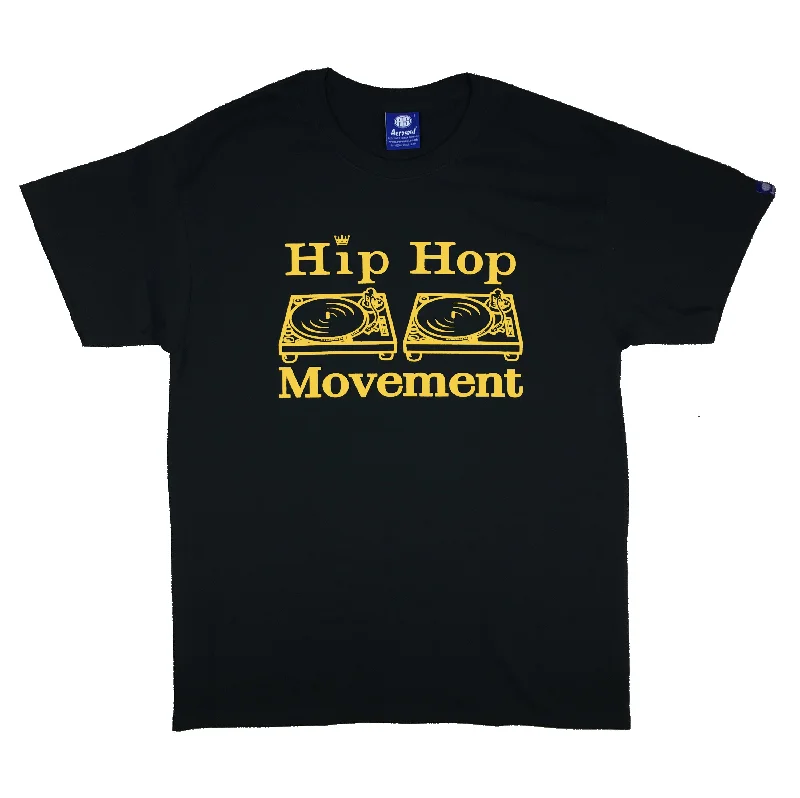 Big Savings Hip Hop Movement Teeshirt (Yellow/Black)