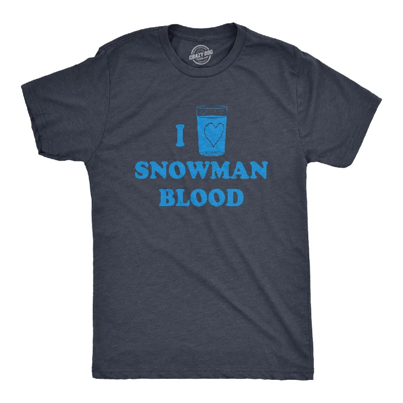 Midnight Sale I Love Snowman Blood Men's T Shirt