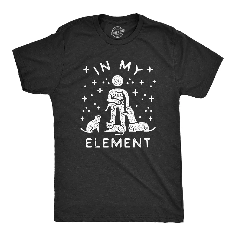 Act Fast In My Element Cats Men's T Shirt
