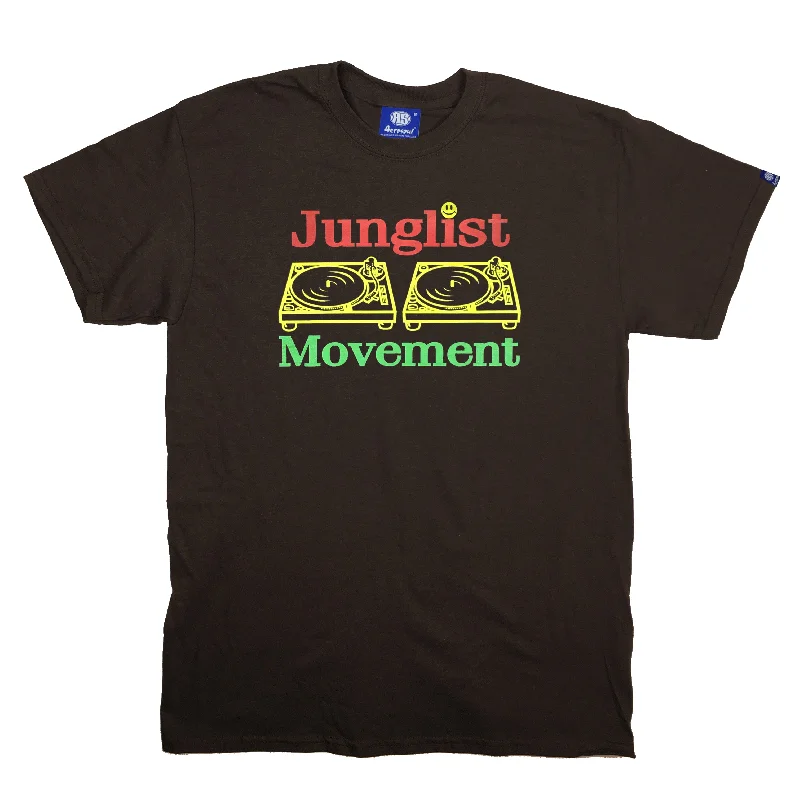 Great Bargains Jah-List Movement Teeshirt (Chocolate Brown)