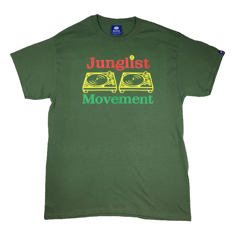 Extra Discounts Jah-List Movement T-Shirt Khaki