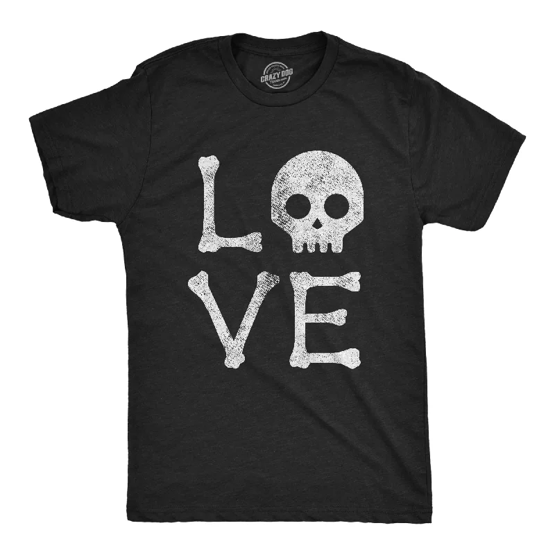 Year-End Sale Love Skull Men's T Shirt