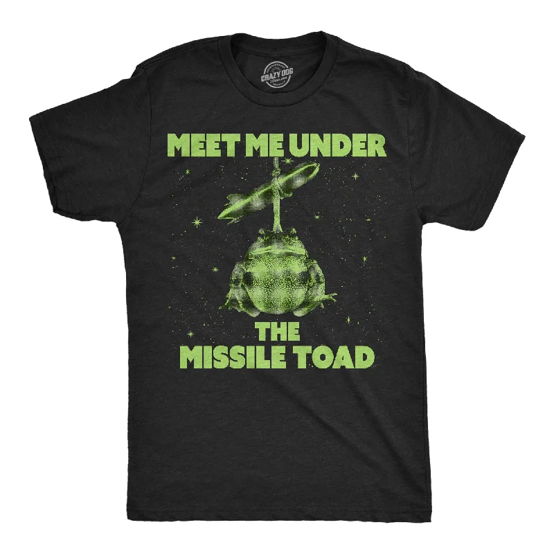 Super Deal Meet Me Under The Missle Toad Men's T Shirt