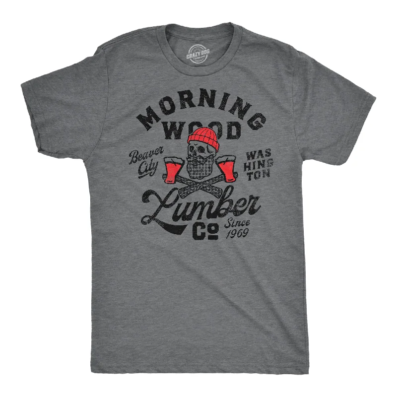 Weekend Discounts to Delight Morning Wood Lumber Co Men's T Shirt
