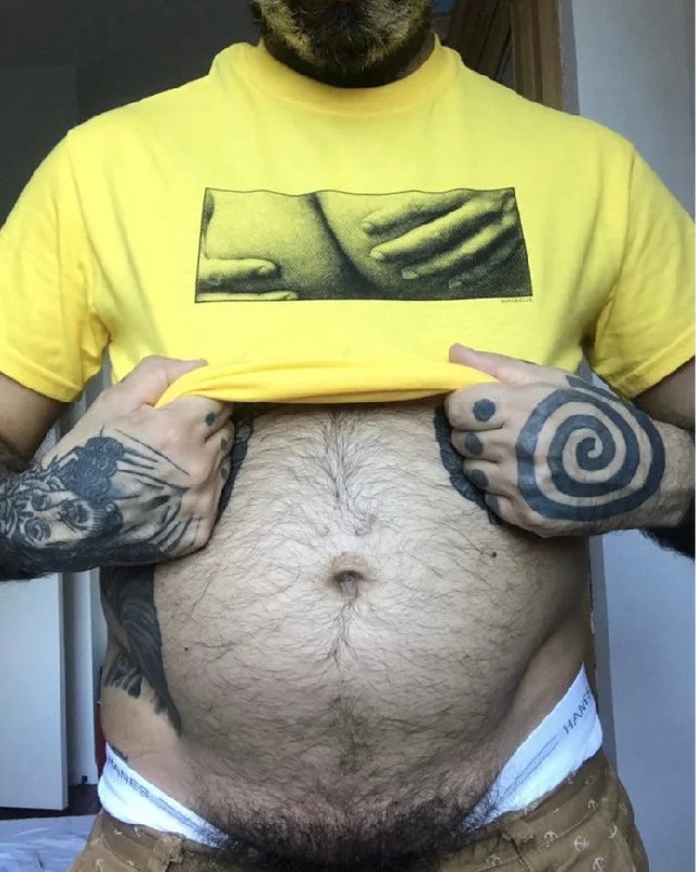 Huge Discounts My Grabbing Hands T-shirt - Yellow Shirt