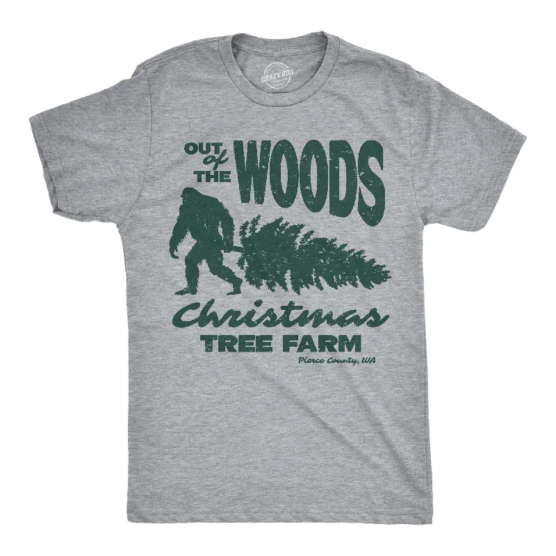 Limited Offer Out Of The Woods Christmas Tree Farm Men's T Shirt
