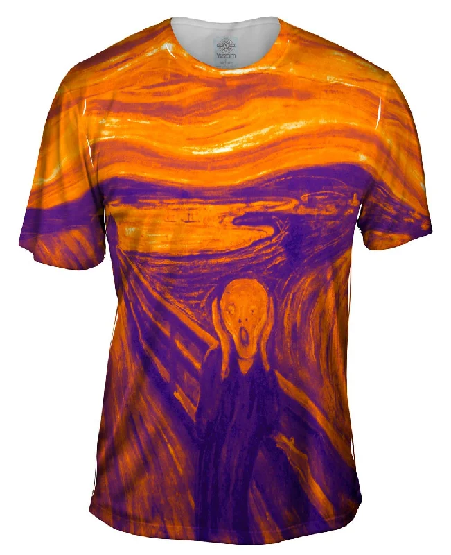 Early Bird Discount Pop Art - "Munch Scream Purple Orange" (1893)