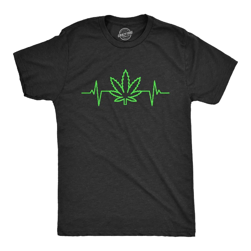 Value Pack Pot Leaf Heart Beat Men's T Shirt