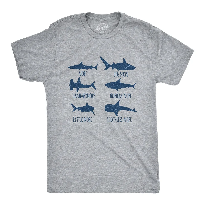 Deep Discounts Shark Nope Men's T Shirt