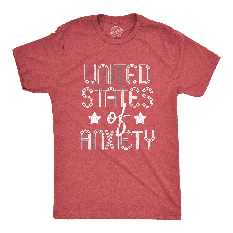 Limited Quantity United States Of Anxiety Men's T Shirt