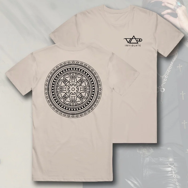 Weekend Deals That Sizzle Circle Pattern Sand T-Shirt