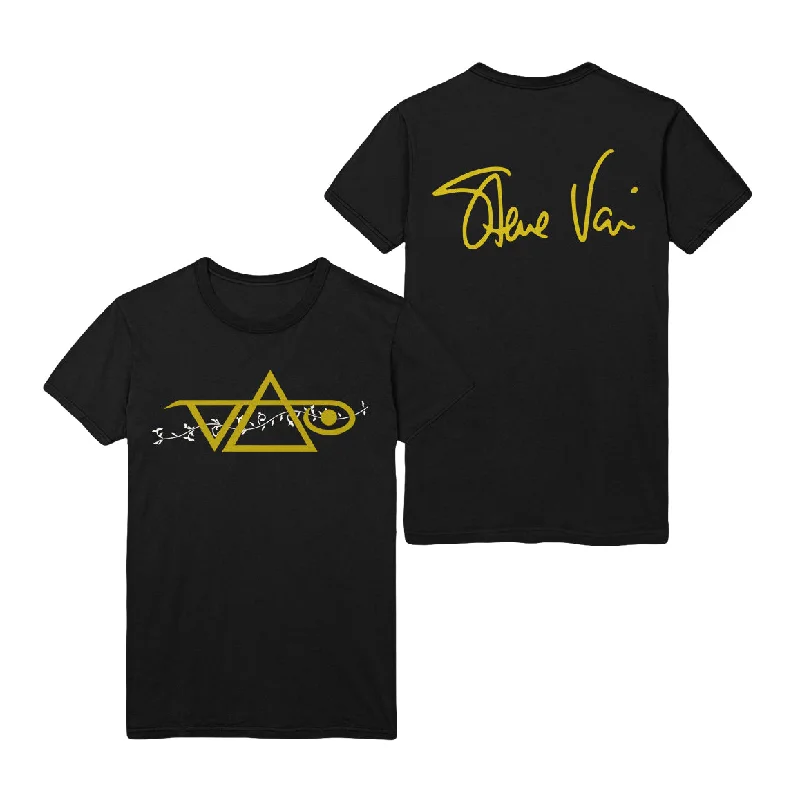 Weekend Discounts to Savor ONYX Gold Shimmer Logo Black T-Shirt