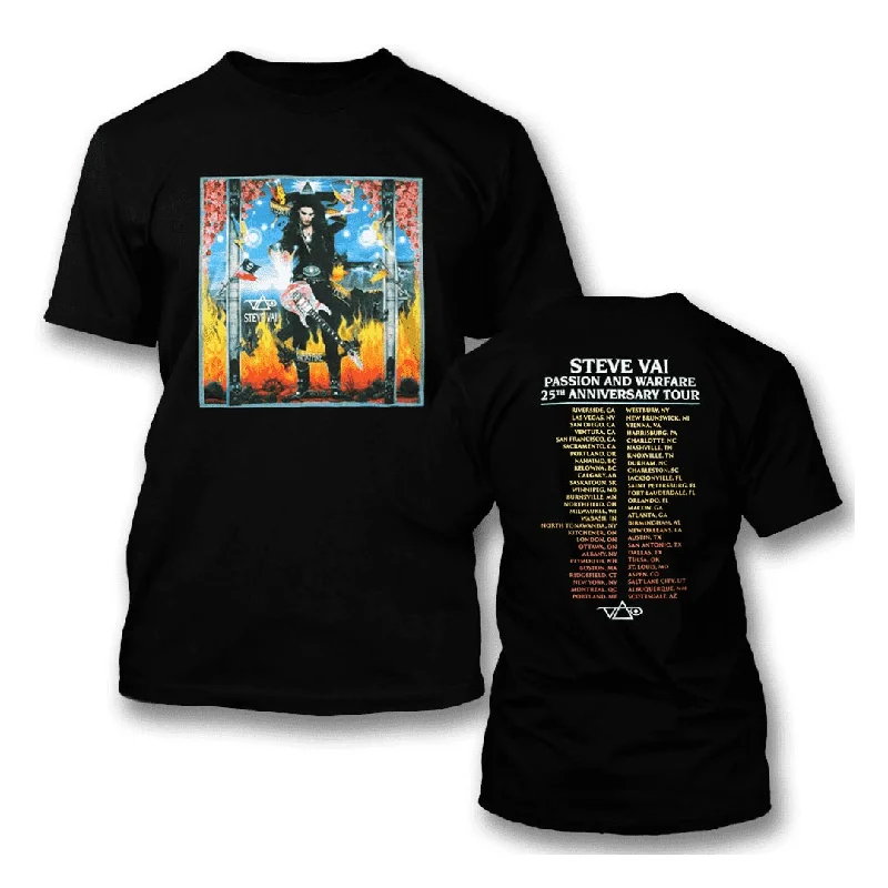 Deep Discounts Passion And Warfare 25th Anniversary Tour Black T-Shirt