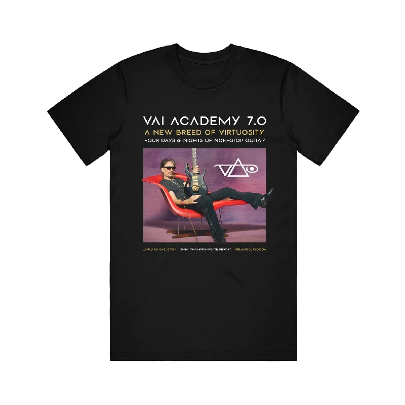 Weekend Deals That Sparkle Vai Academy 7.0 Black T-Shirt
