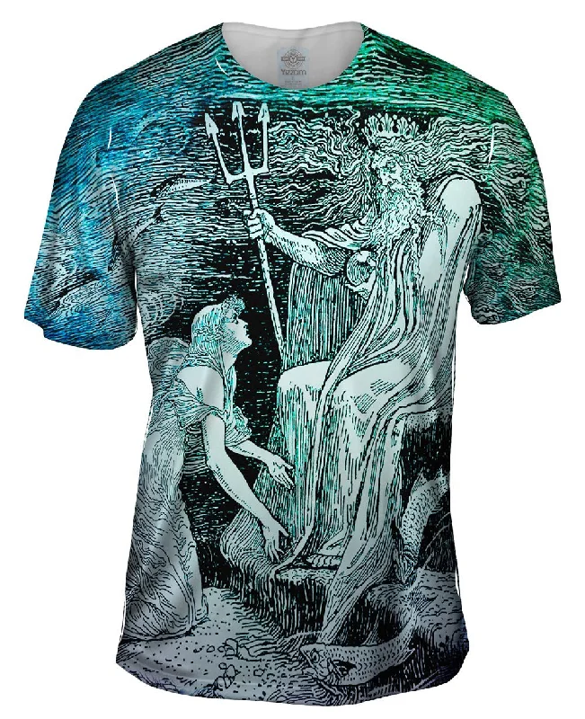 Crazy Savings Walter Crane - "Mermaid Kneeling To Poseidon"