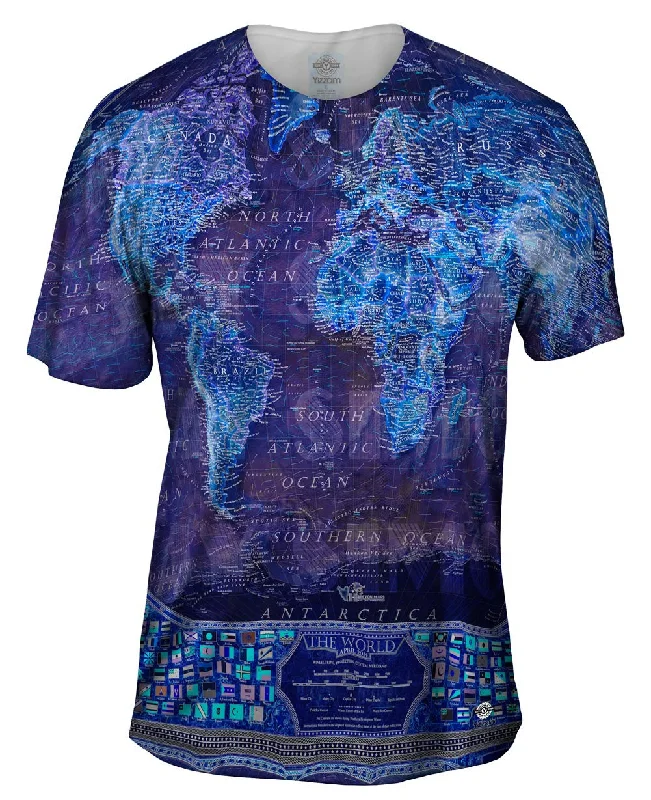 Great Deal World Map Neon
