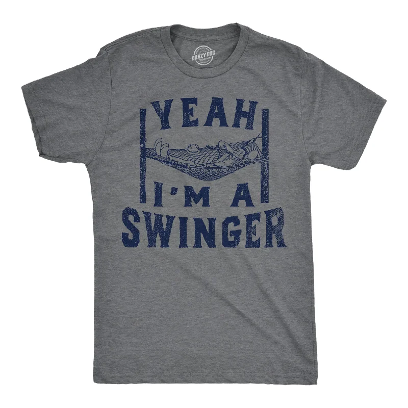 Closeout Deal Yeah Im A Swinger Men's T Shirt